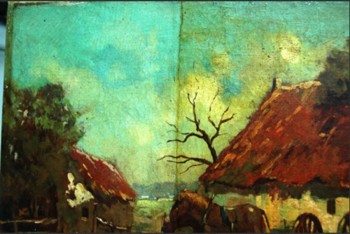 During Conservation, Removal of oil varnish